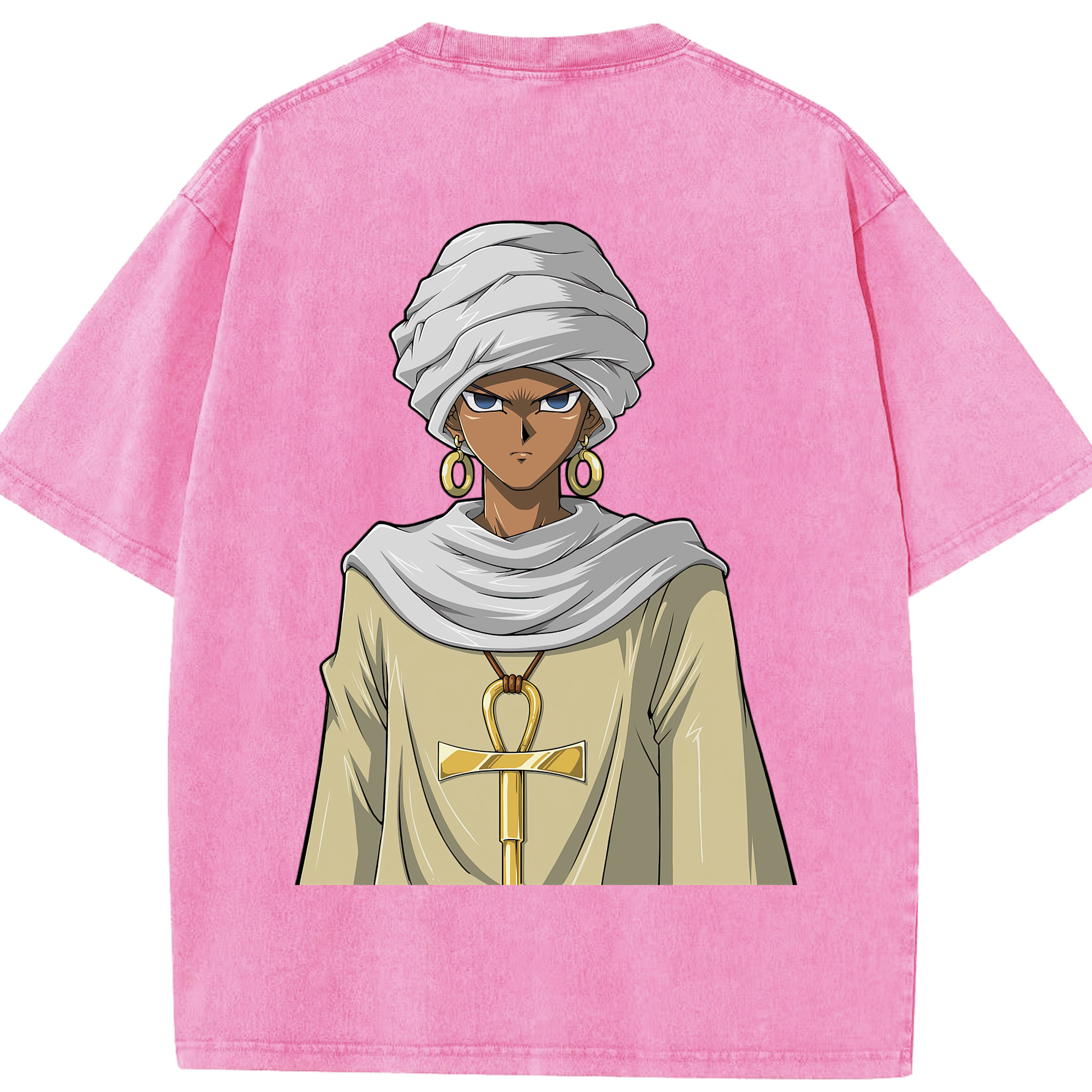 （画像用） 遊☆戯☆王 Yu-Gi-Oh! 綿100% ヴィンテージ風 半袖Tシャツ（背面プリント）